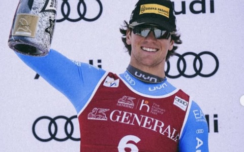 Giovanni Franzoni conquista il secondo posto nella discesa di Courchevel