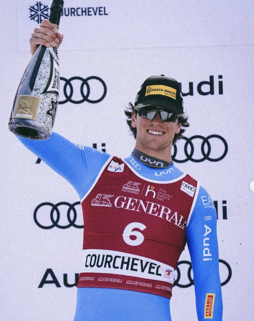 Giovanni Franzoni conquista il secondo posto nella discesa di Courchevel