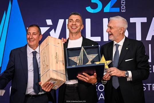 Antonio Squizzato nominato Velista dell’Anno