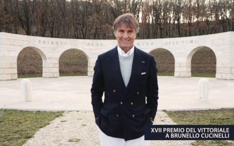 Brunello Cucinelli primo imprenditore a ricevere il XVII Premio del Vittoriale