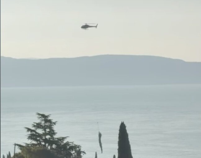 Recupero degli alberi al Vittoriale degli Italiani dopo il maltempo