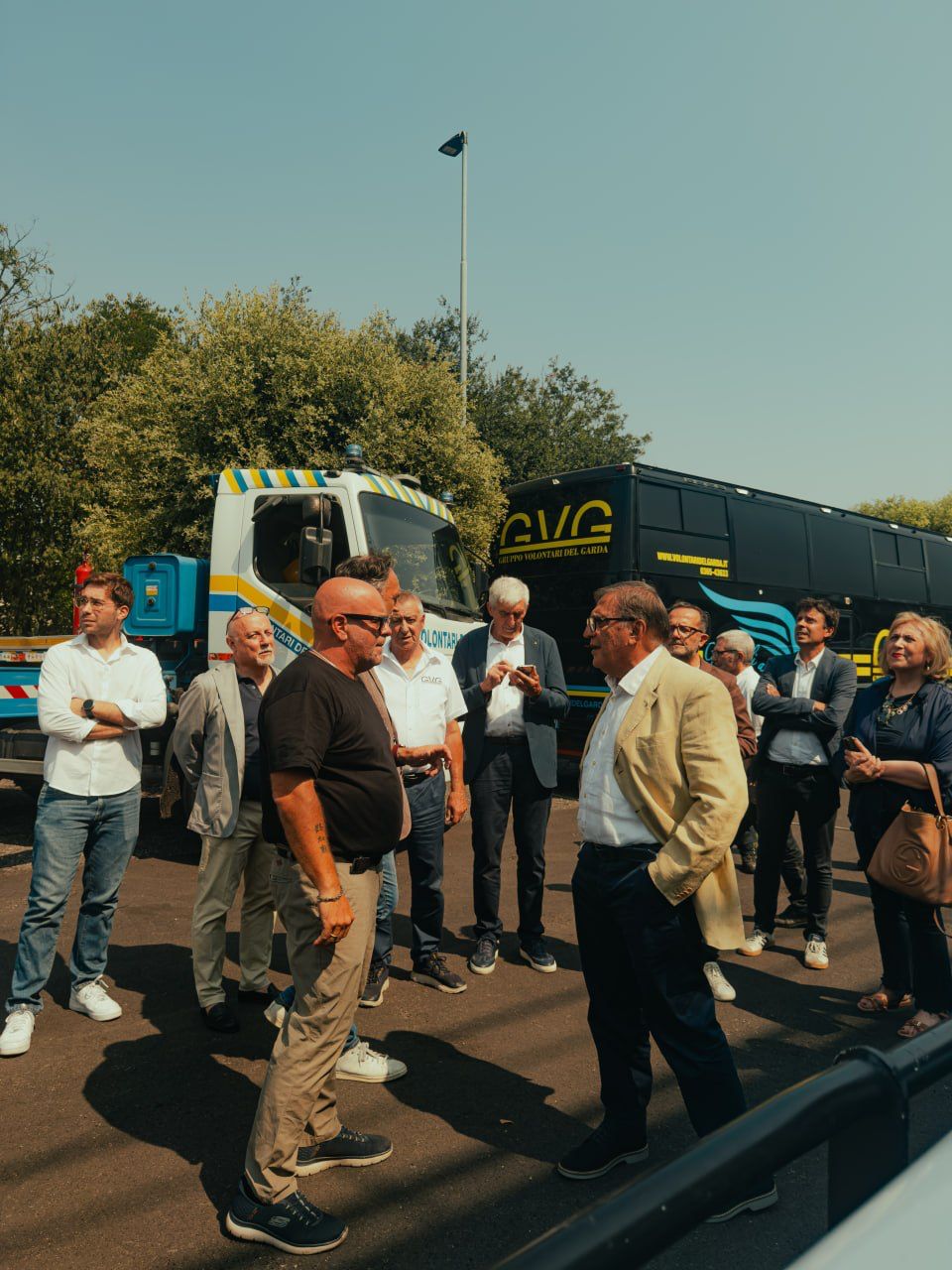 Visita al Gruppo Volontari del Garda: Sartori e assessori lodano l’eccellenza dell’associazione